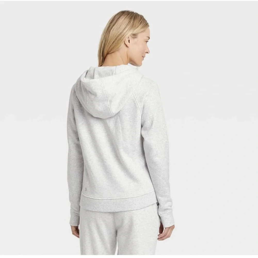 All in Motion Women's Fleece Full Zip Hooded Sweatshirt. Size L - Picture 2 of 6